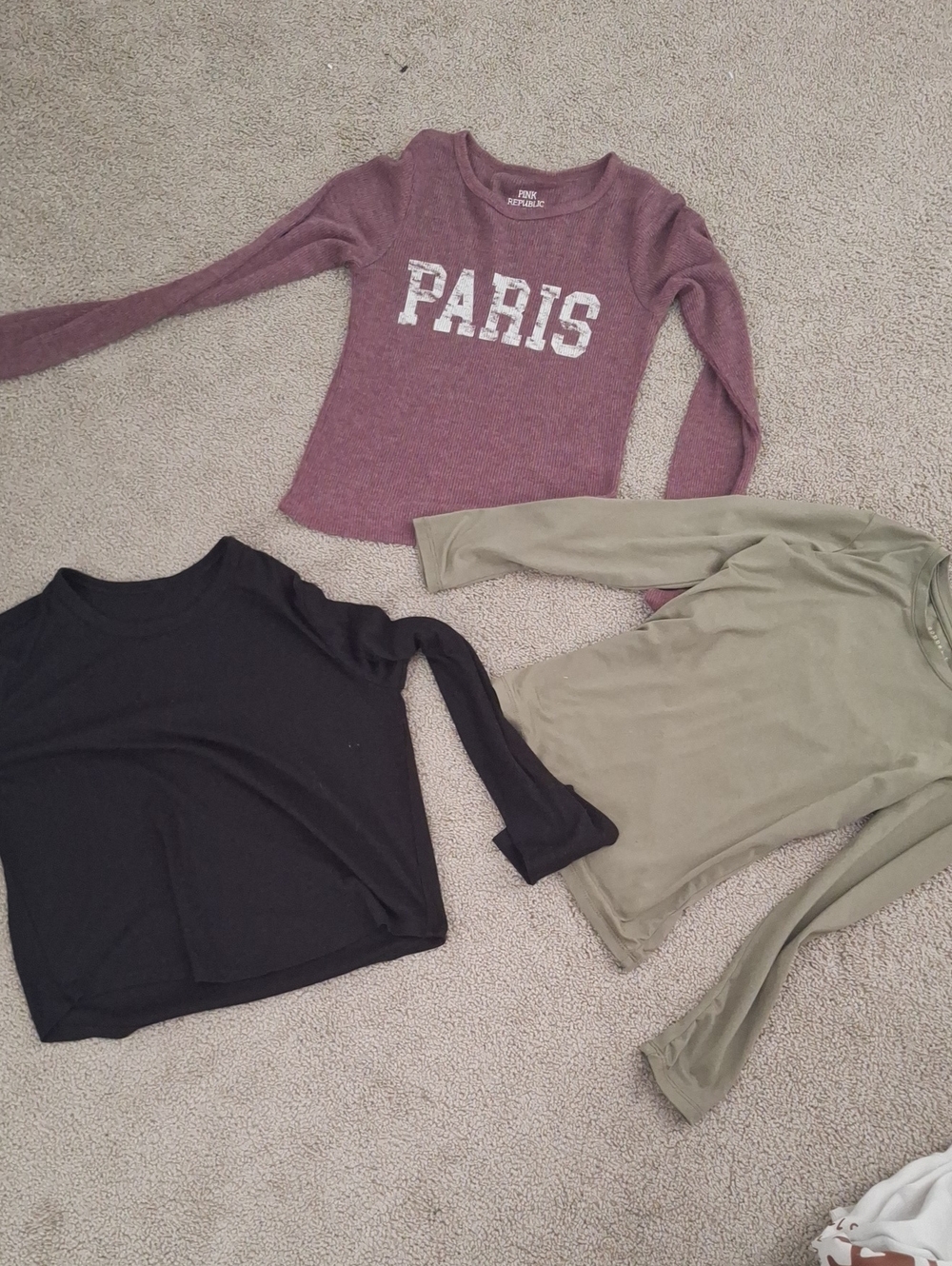 Pink Republic Mauve 'PARIS' Long-Sleeve Top